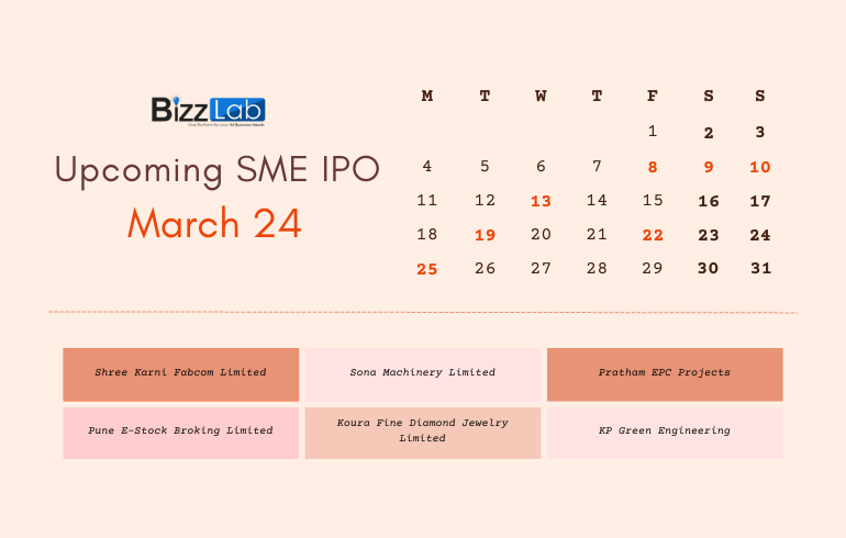 Upcoming SME IPO March 2024